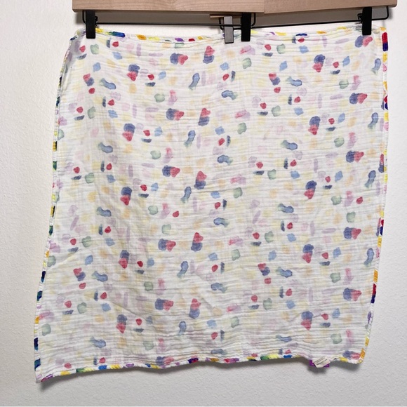 Lovevery Peekaboo Baby 100% Organic Cotton Muslin Blanket Colorful Play - Picture 3 of 4